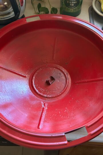 Christmas tree stand base.